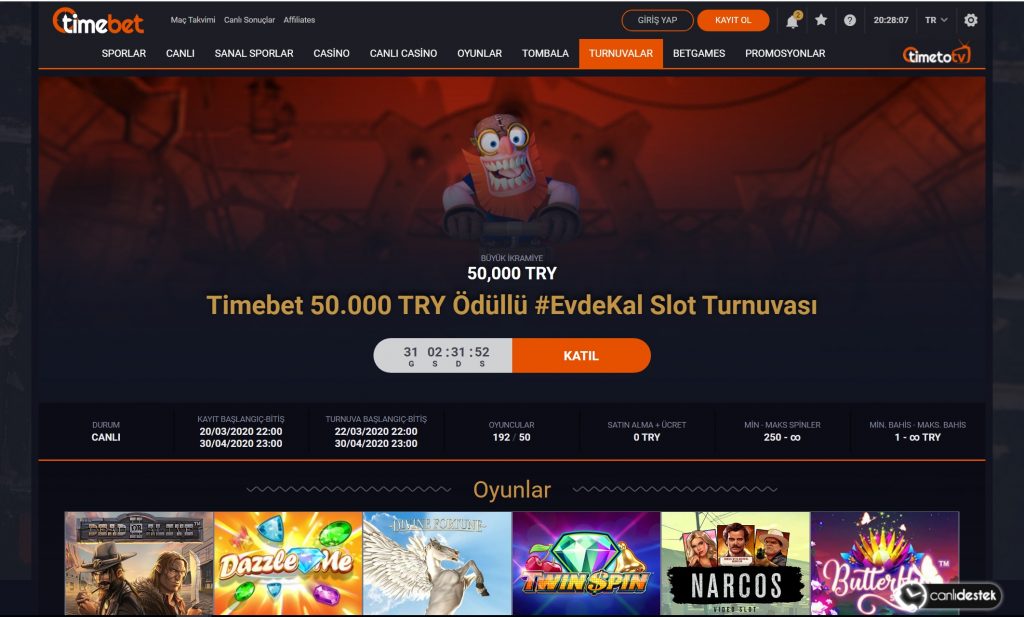 timebet giriş ve timebet üyelik